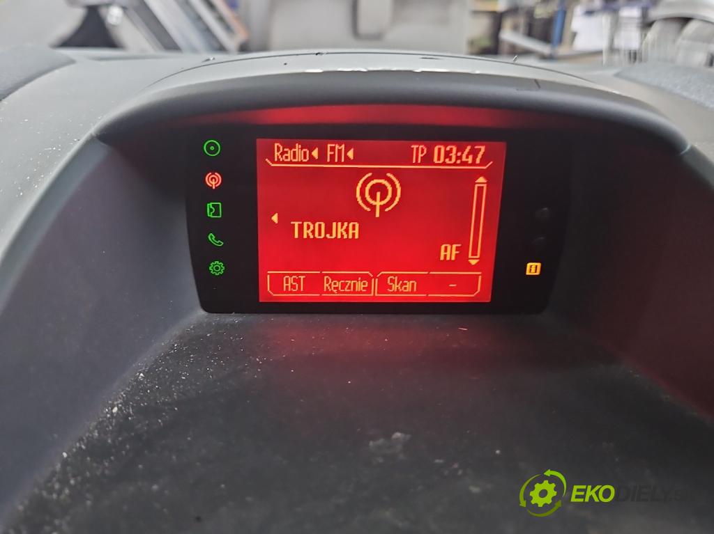 Ford Fiesta Mk7 2008-2017 1.4 tdci 70 HP manual 51,5 kW 1399 cm3 3- Radio originál AA6T-18C815-AD