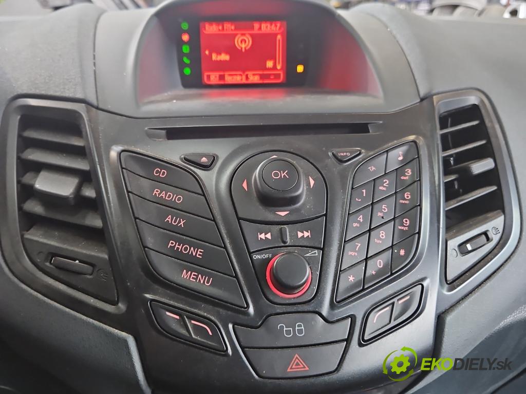 Ford Fiesta Mk7 2008-2017 1.4 tdci 70 HP manual 51,5 kW 1399 cm3 3- Radio originál AA6T-18C815-AD