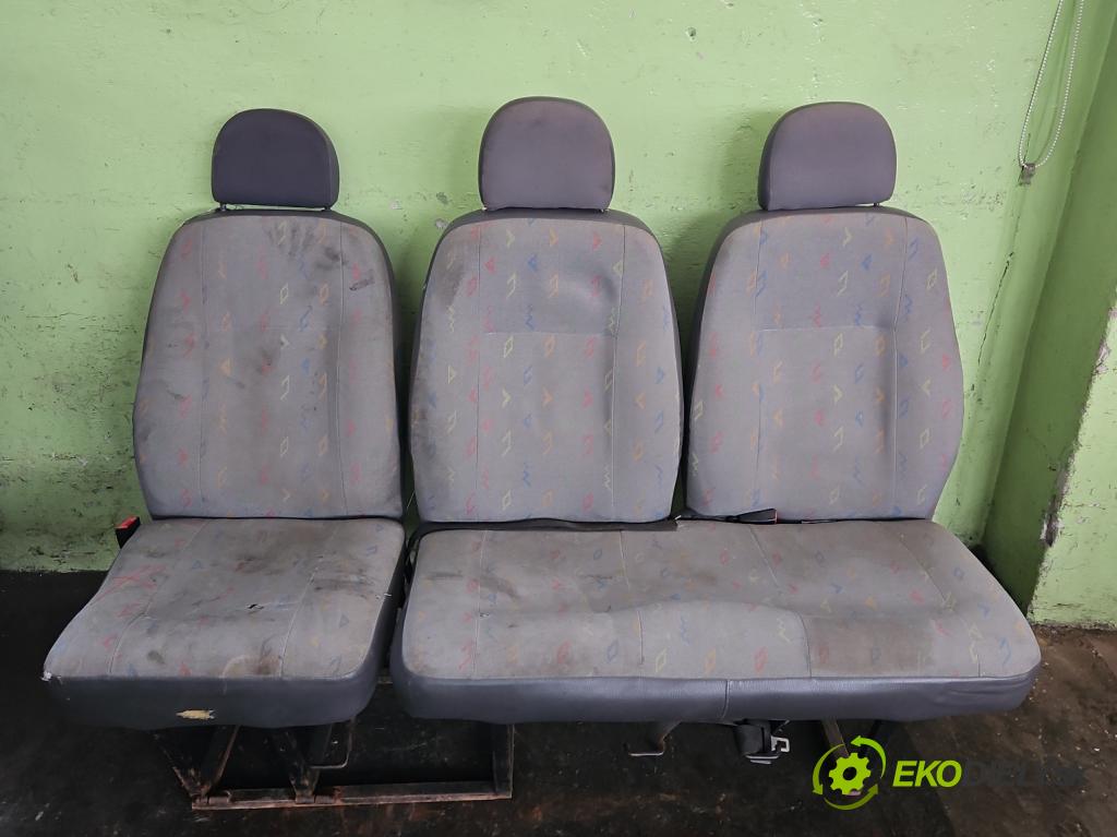 Vw Transporter T5 2003-2015 1.9 tdi 105 HP manual 77 kW 1900 cm3 5- Sedačka zadné ľavý II 
