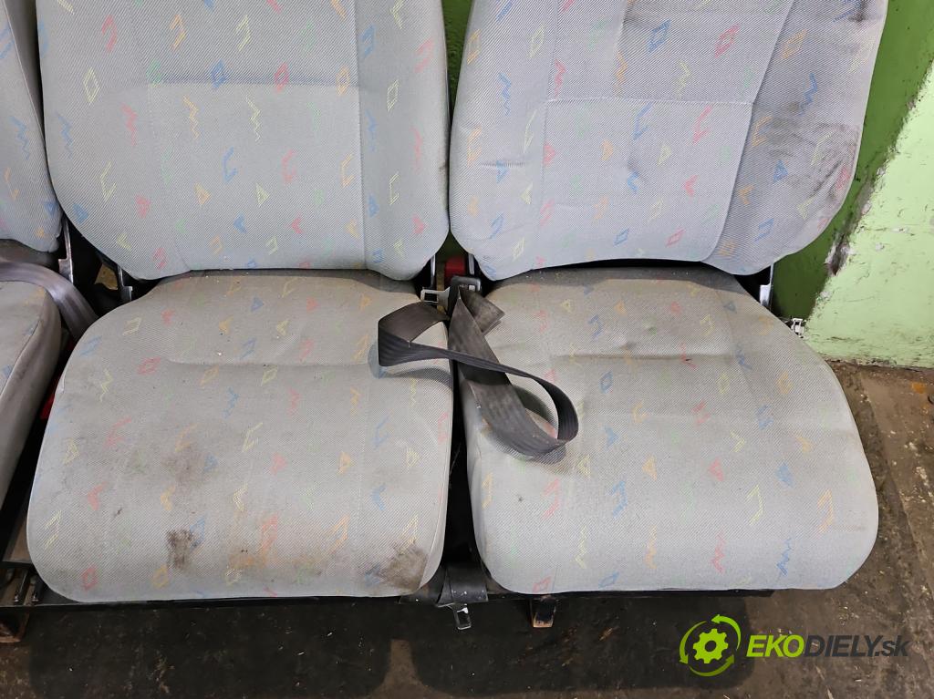 Vw Transporter T5 2003-2015 1.9 tdi 105 HP manual 77 kW 1900 cm3 5- Sedačka zadné ľavý III