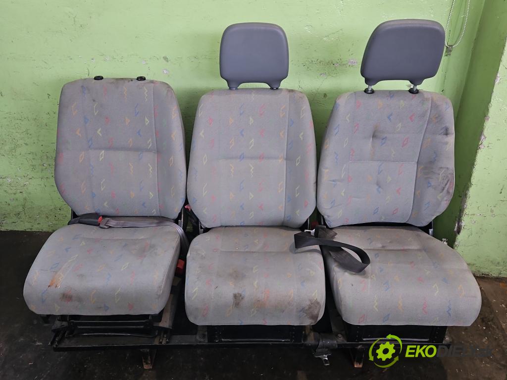 Vw Transporter T5 2003-2015 1.9 tdi 105 HP manual 77 kW 1900 cm3 5- Sedačka zadné ľavý III 
