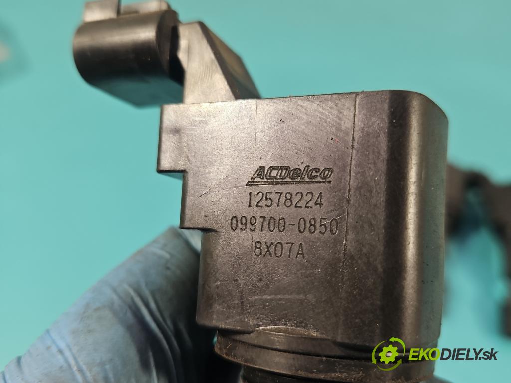 Opel Insignia A 2008-2017 2.0 T 220KM manual 162 kW 1998 cm3 4- cievka zapaľovacia 099700-0850 (Zapaľovacia cievka)