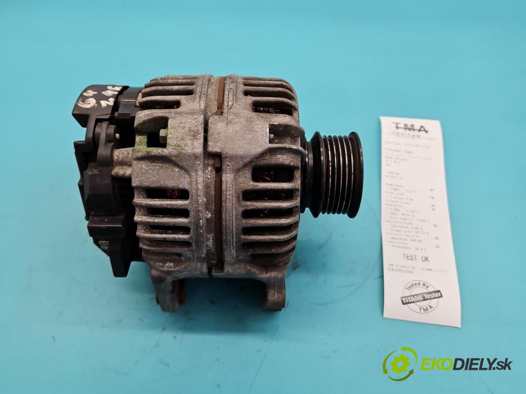 Vw Golf IV 1997-2003 1.4 16V 75 HP manual 55 kW 1390 cm3 5- Alternator 028903028D (Alternátor)
