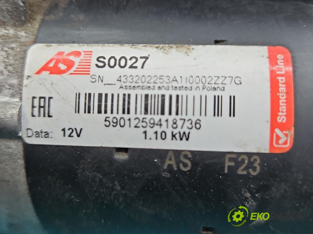 Vw Golf IV 1997-2003 1.4 16V 75 HP manual 55 kW 1390 cm3 5- štartér (Štartér)
