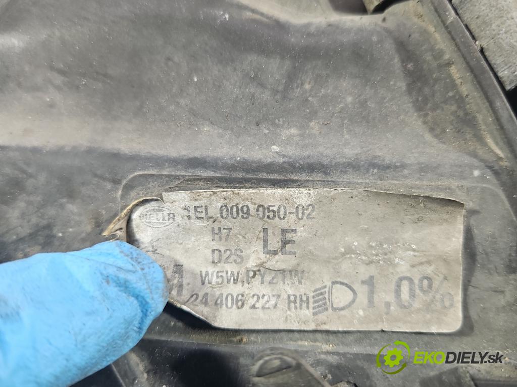 Opel Omega B 1994-2003 2.6 V6 179KM manual 132 kW 2597 cm3 5- Reflektor: pravý 24406227 (Svetlo predné pravé)