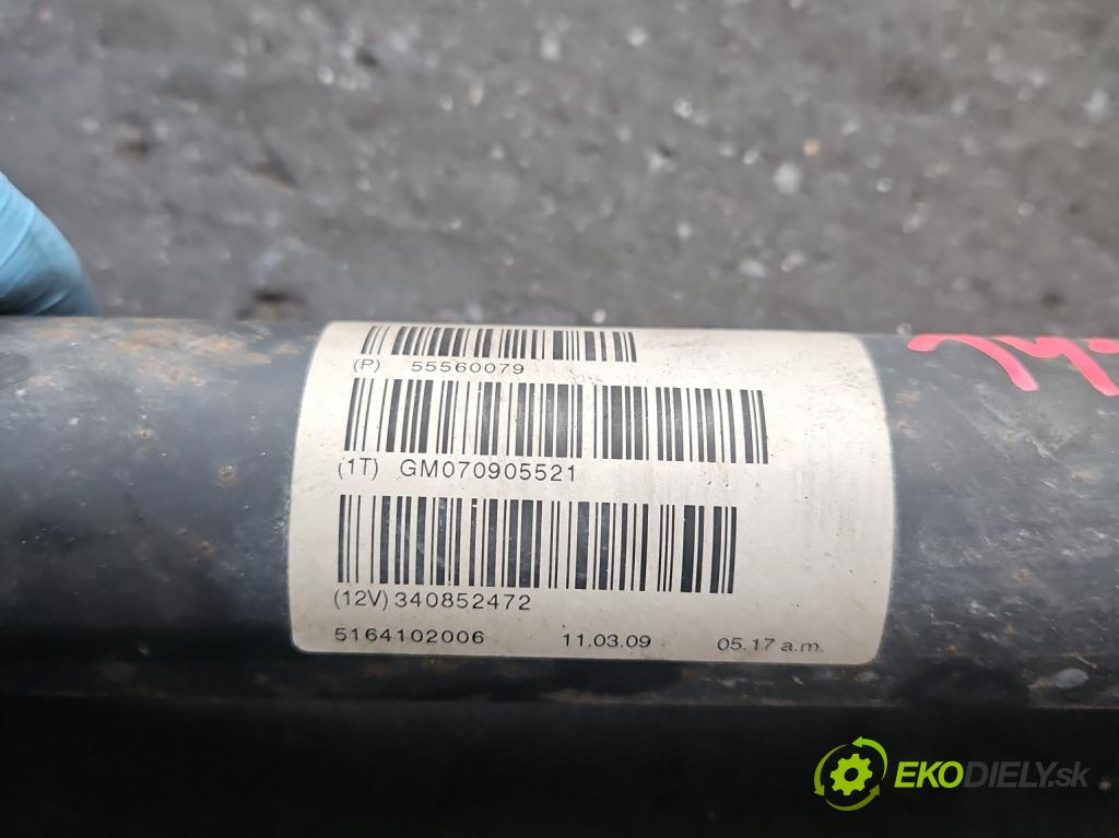 Opel Insignia A 2008-2017 2.0 T 220KM manual 162 kW 1998 cm3 4- Hřídel: zadné 55560079 (Kardaňový hriadeľ)