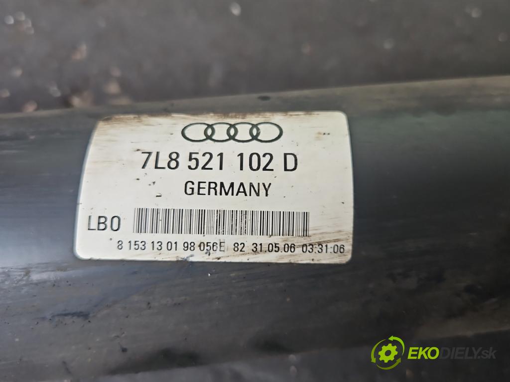 Audi Q7 2005-2015 4.2 V8 FSI automatic 257 kW 4163 cm3 5- Hřídel: zadné 7L8521102D (Kardaňový hriadeľ)