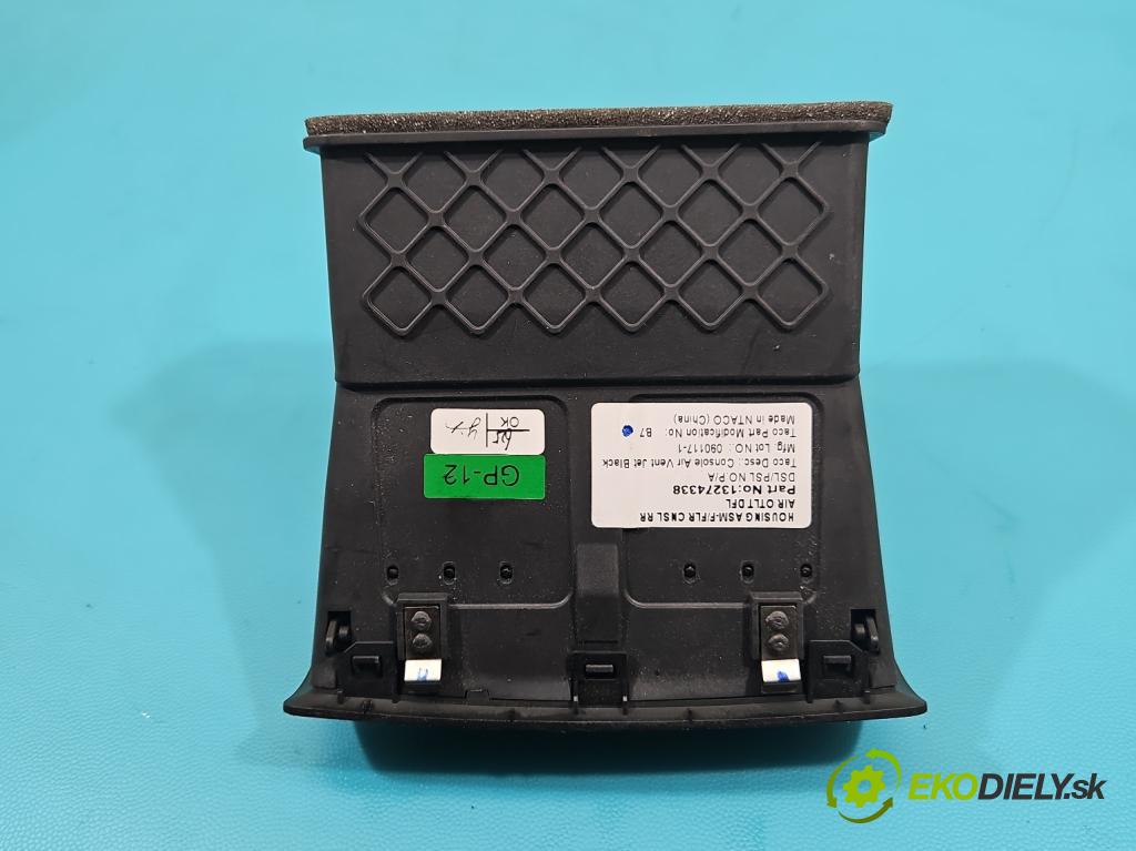 Opel Insignia A 2008-2017 2.0 T 220KM manual 162 kW 1998 cm3 4- Mřížka: kúrenia stredová 13274338 (Mriežka kúrenia (fukár))