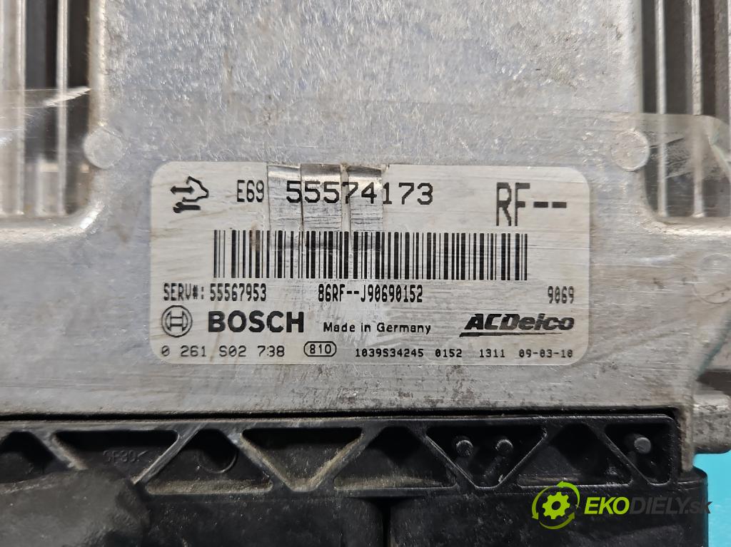 Opel Insignia A 2008-2017 2.0 T 220KM manual 162 kW 1998 cm3 4- riadiaca jednotka motora 55574173