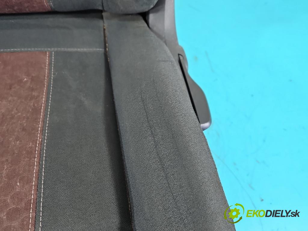 Ford Fiesta Mk7 2008-2017 1.4 tdci 70 HP manual 51,5 kW 1399 cm3 3- Sedačka ľavý  (Sedadlo)