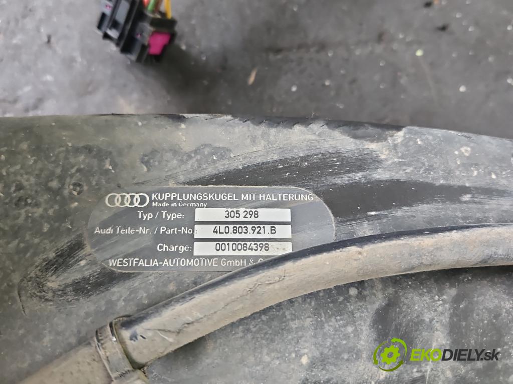 Audi Q7 2005-2015 4.2 V8 FSI automatic 257 kW 4163 cm3 5- Hák: vlečení: 4L0803921B (Ťažné zariadenie)