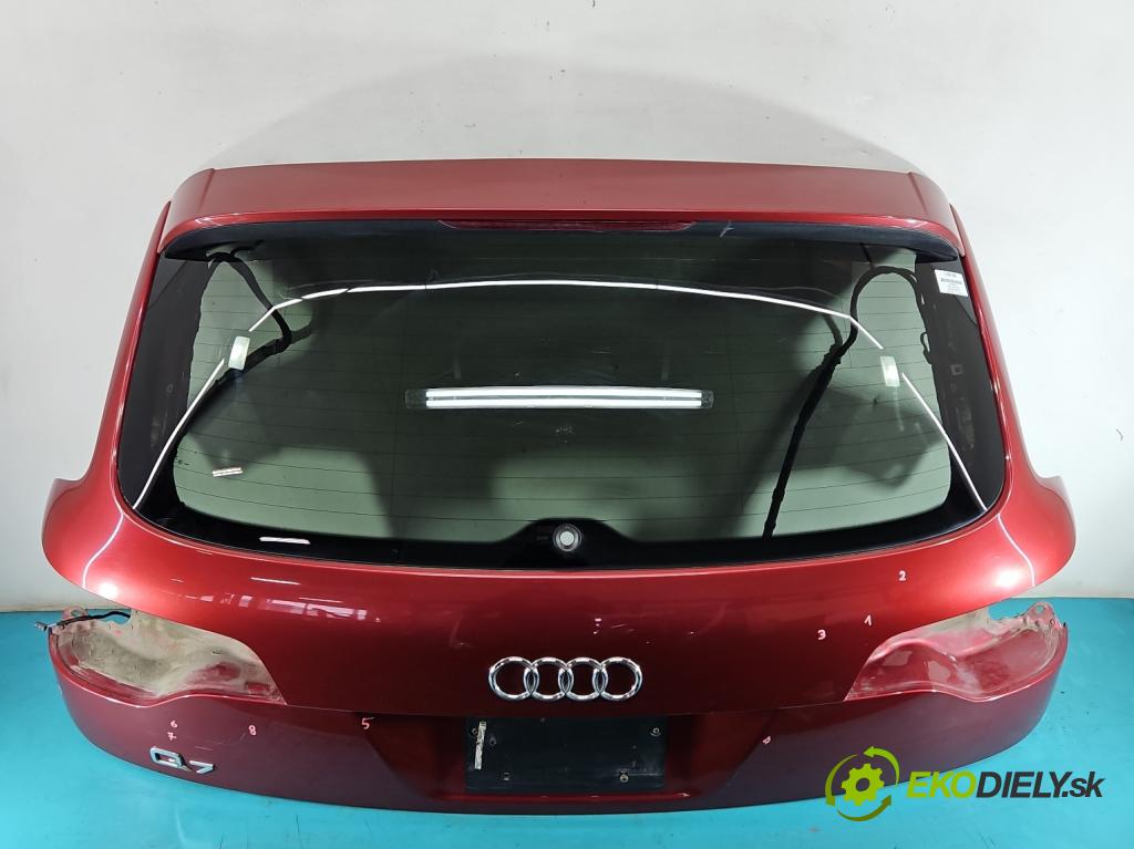 Audi Q7 2005-2015 4.2 V8 FSI automatic 257 kW 4163 cm3 5- zadna kufor  (Kapota zadná (kufor))