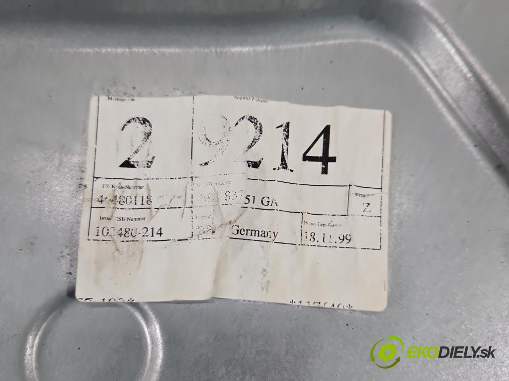 Vw Passat B5 1995-2005 1.6 8V 101 HP manual 74 kW 1595 cm3 4- mechanizmus okna predné ľavý