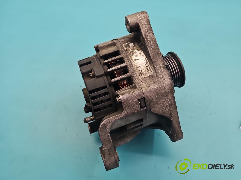 Vw Passat B5 1995-2005 1.6 8V 101 HP manual 74 kW 1595 cm3 4- Alternator 06B903016D (Alternátor)