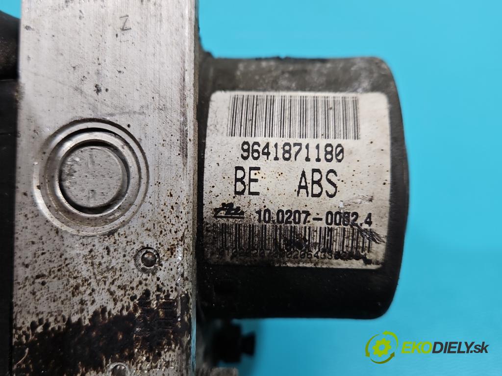 Peugeot 206 1.6 16V 109 HP manual 80 kW 1587 cm3 2- čerpadlo abs 9641871180 (Pumpa ABS)