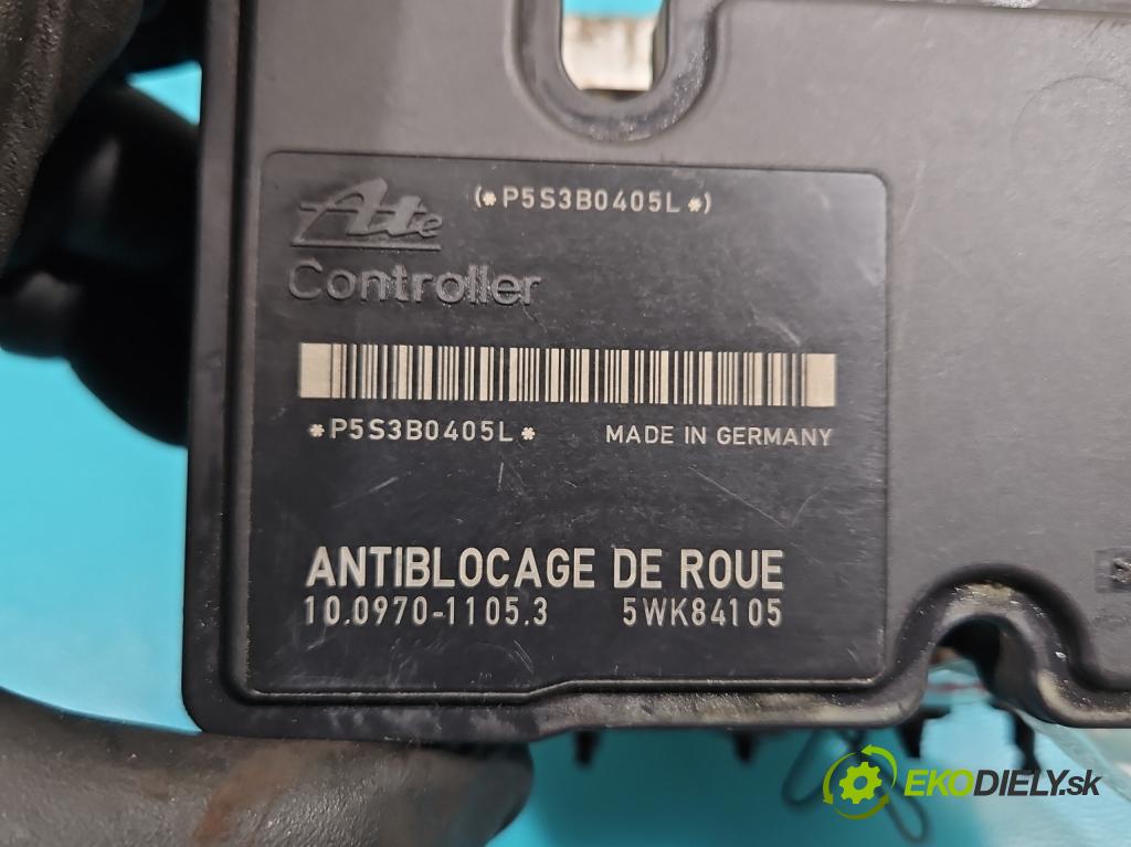 Peugeot 206 1.6 16V 109 HP manual 80 kW 1587 cm3 2- čerpadlo abs 9641871180 (Pumpa ABS)