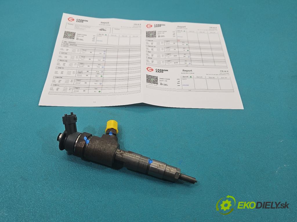 Ford Fiesta Mk7 2008-2017 1.4 tdci 70 HP manual 51.5 kW 1399 cm3 3- vstrek 0445110339 (Vstrekovač paliva)