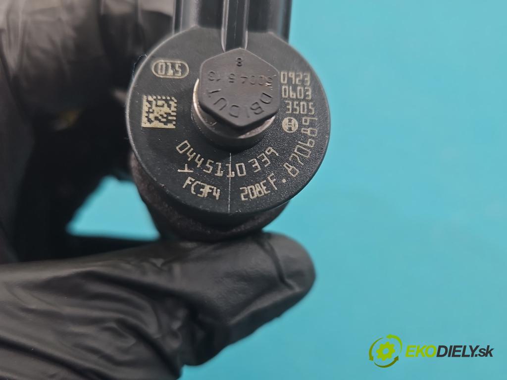 Ford Fiesta Mk7 2008-2017 1.4 tdci 70 HP manual 51.5 kW 1399 cm3 3- vstrek 0445110339 (Vstrekovač paliva)