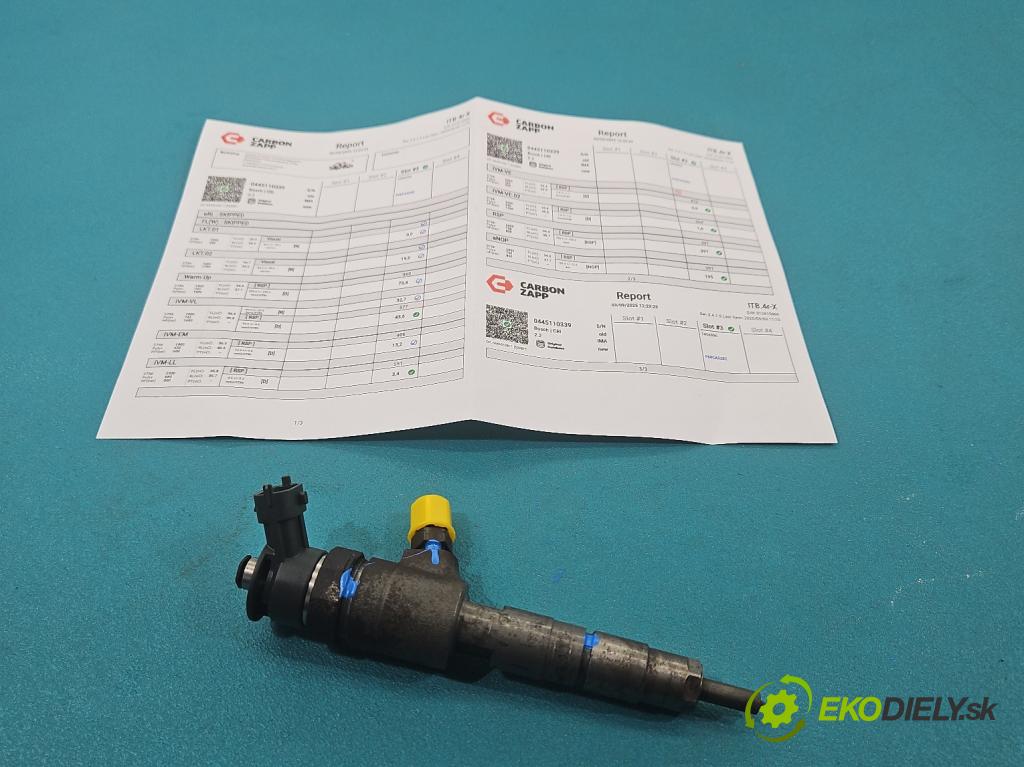 Ford Fiesta Mk7 2008-2017 1.4 tdci 70 HP manual 51.5 kW 1399 cm3 3- vstrek 0445110339 (Vstrekovač paliva)