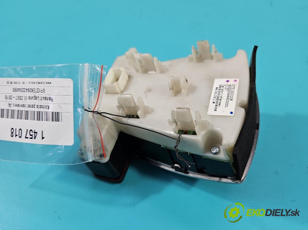 Renault Laguna III 2007-2015 2.0 dci 150 HP manual 110 kW 1995 cm3 2- panel kúrenia 275100002R