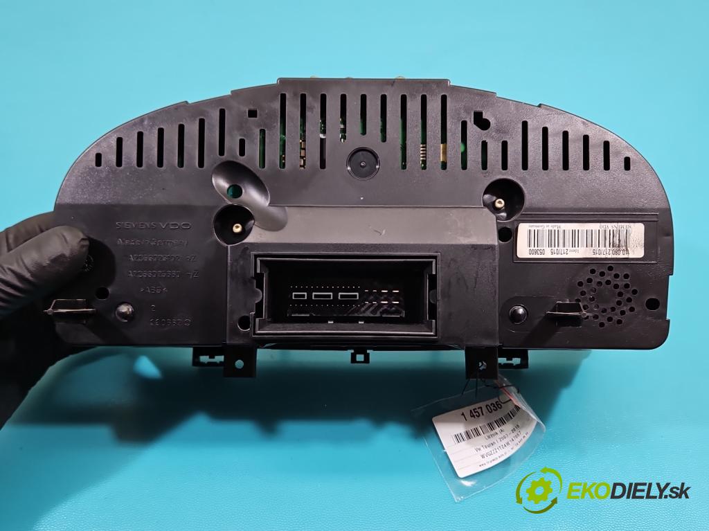 Vw Touran I 2003-2015 2.0 tdi 136 HP manual 100 kW 1968 cm3 5- prístrojovka/ budíky 1T0920860G (Prístrojová doska)