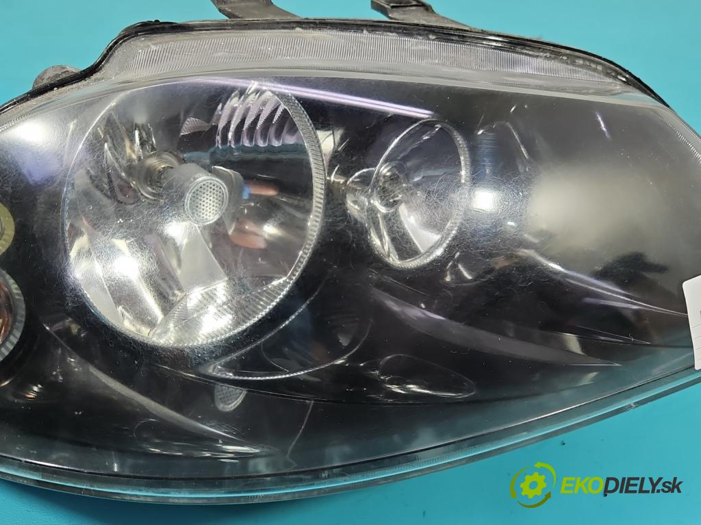 Seat Ibiza III 6L 2002-2008 1.4 16V 75 HP manual 55 kW 1390 cm3 5- Reflektor: pravý 6L1941006E (Svetlo predné pravé)