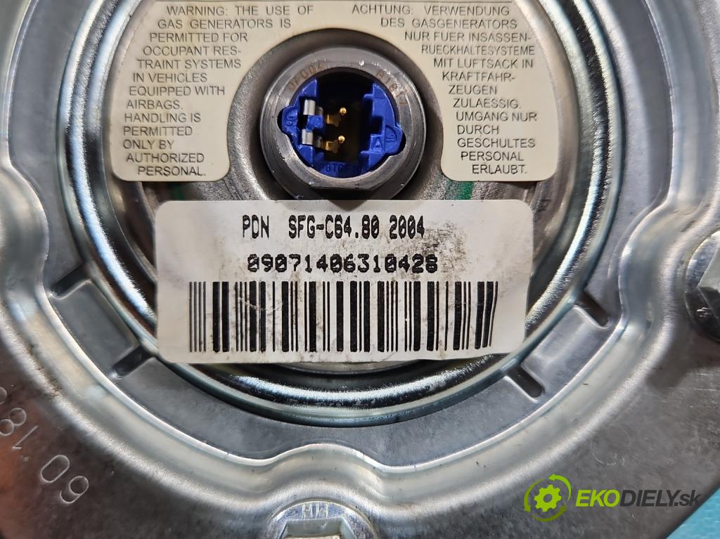 Vw Touran I 2003-2015 2.0 tdi 136 HP manual 100 kW 1968 cm3 5- airbag vzduch: Řidiči: 1T0880201A (Airbag)