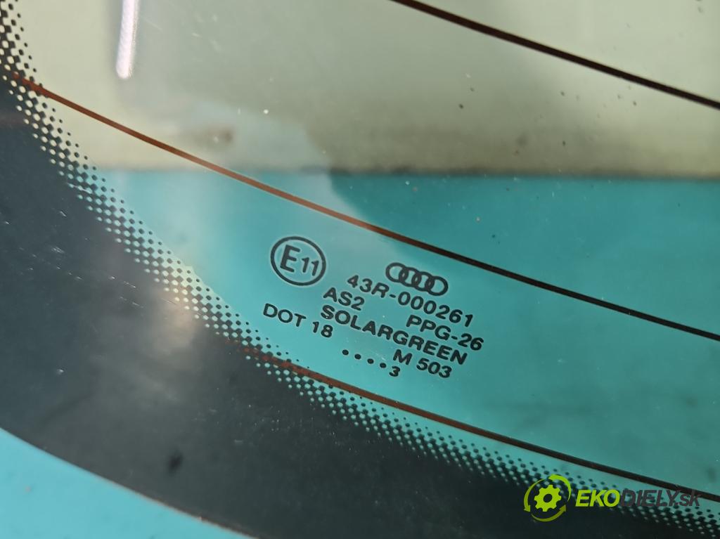 Audi A4 B6 2000-2004 1.9 tdi 131 HP manual 96 kW 1896 cm3 5- sklo zadná  (Sklo zadné)