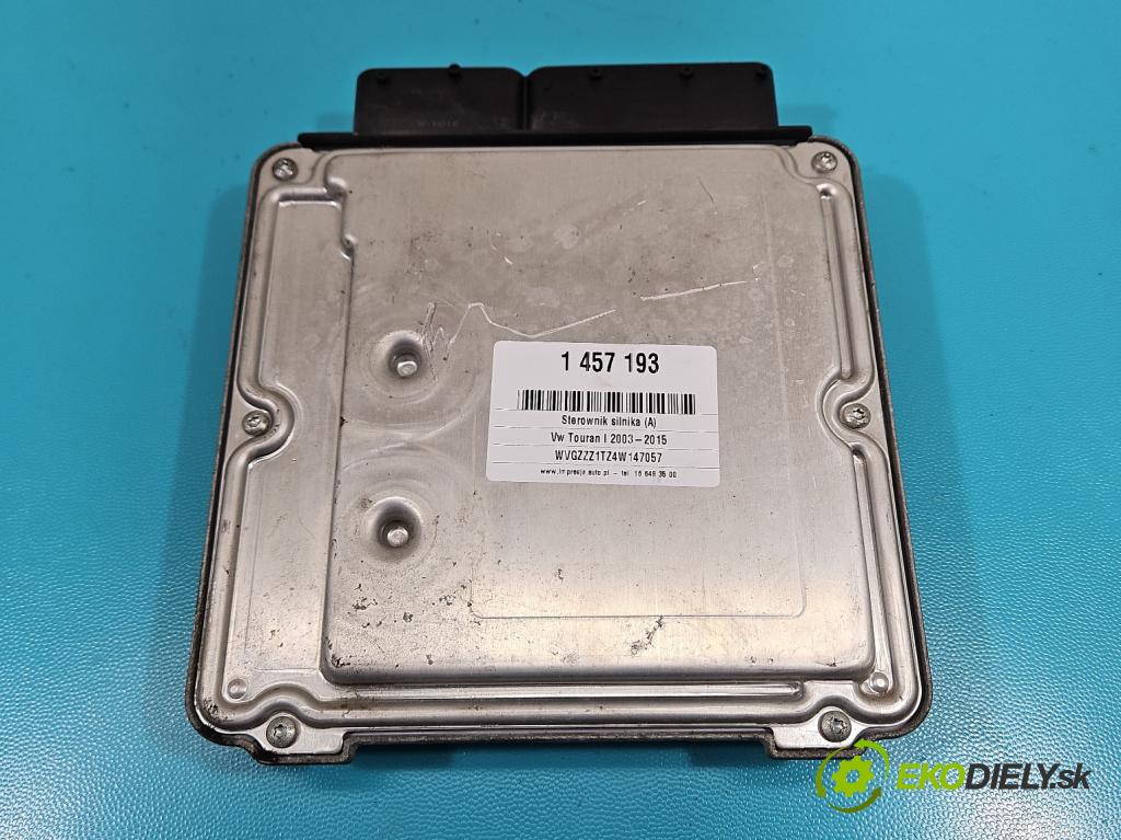 Vw Touran I 2003-2015 2.0 tdi 136 HP manual 100 kW 1968 cm3 5- riadiaca jednotka motora 0281011786