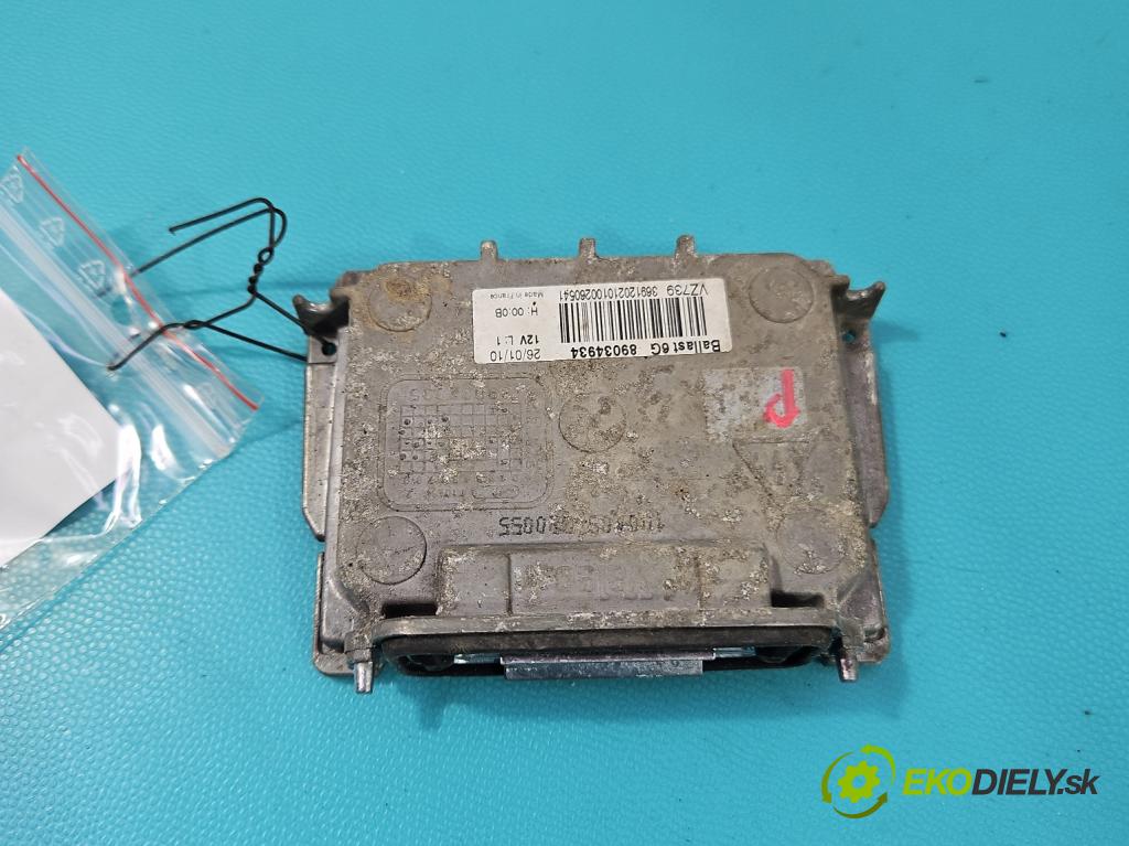 Renault Laguna III 2007-2015 2.0 dci 150 HP manual 110 kW 1995 cm3 2- střídač: xenon 89034934 (Riadiaca jednotka xenónu)