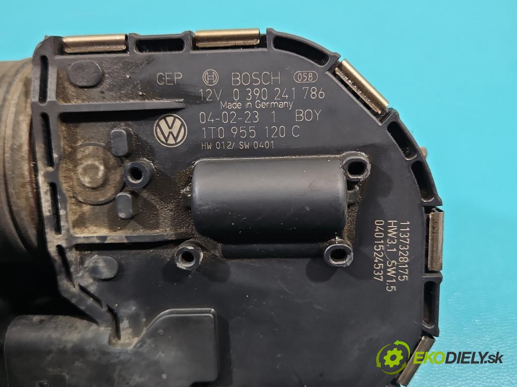 Vw Touran I 2003-2015 2.0 tdi 136hp manual 100 kW 1968 cm3 5- motor stěračů přední 0390241786