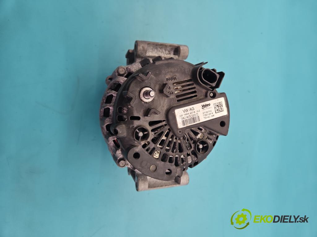 Skoda Octavia III 2013- 2.0 TSI 190 HP automatic 140 kW 1984 cm3 5- Alternator 06J903023D (Alternátor)