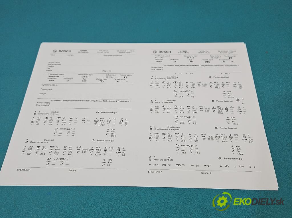 Audi A4 B6 2000-2004 1.9 tdi 131 HP manual 96 kW 1896 cm3 5- vstrekovacie čerpadlo 0414720214 (Vstrekovač paliva)