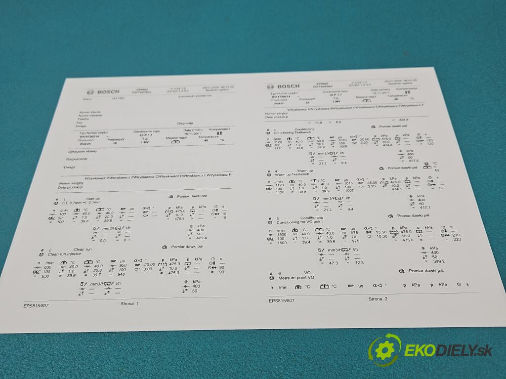 Audi A4 B6 2000-2004 1.9 tdi 131 HP manual 96 kW 1896 cm3 5- vstrekovacie čerpadlo 0414720214 (Vstrekovač paliva)