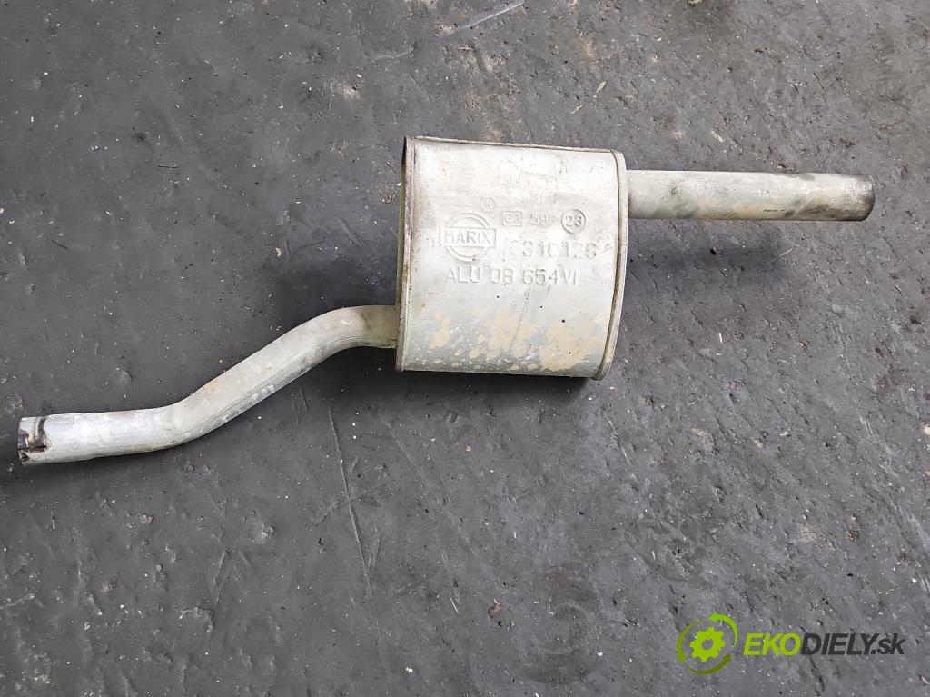 Ford Focus Mk1 1998-2004 1.8 16V 116 hp manual 85 kW 1796 cm3 5- Tlumič: