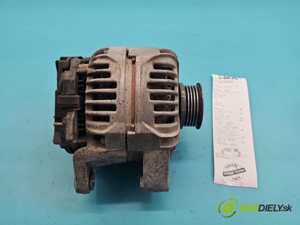 Opel Corsa C 2000-2006 1.2 16V 75 HP manual 55 kW 1199 cm3 5- Alternator  (Alternátor)