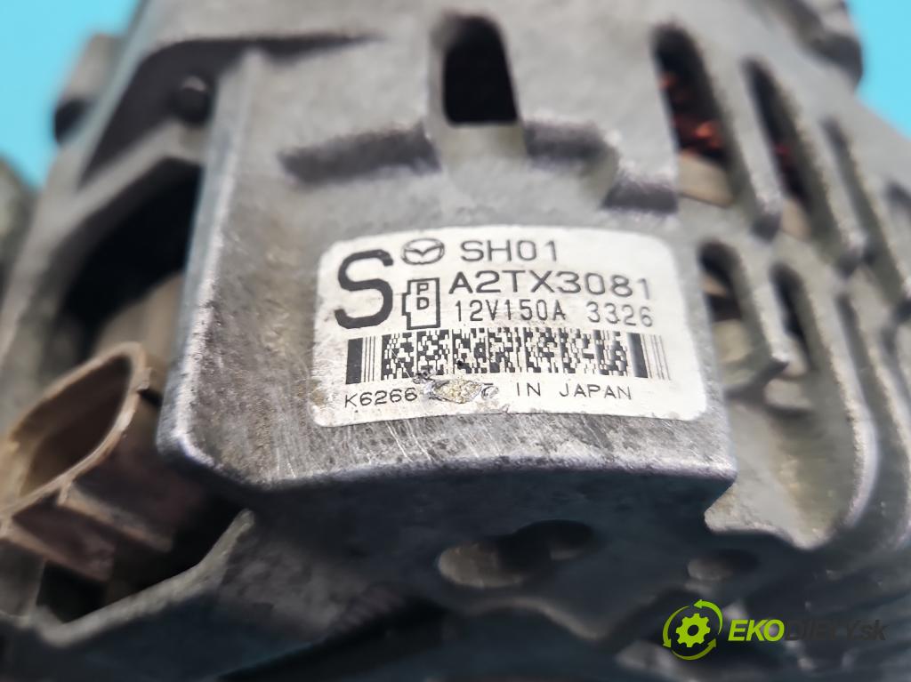 Mazda CX-5 I 2012-2017 2.2d 150 HP automatic 110 kW 2199 cm3 5- Alternator A2TX3081 (Alternátor)