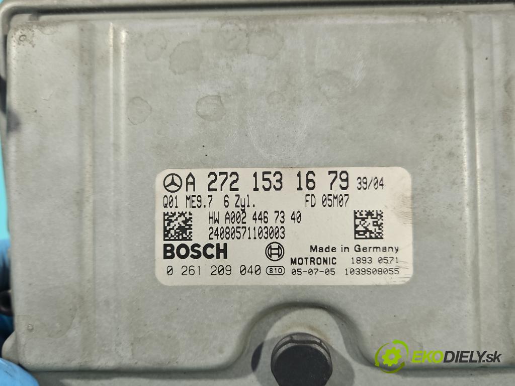 Mercedes CLS I C219 2004-2010 3.5 V6 (272964) 272 HP automatic 200 kW 3498 cm3 4- riadiaca jednotka motora 0261209040