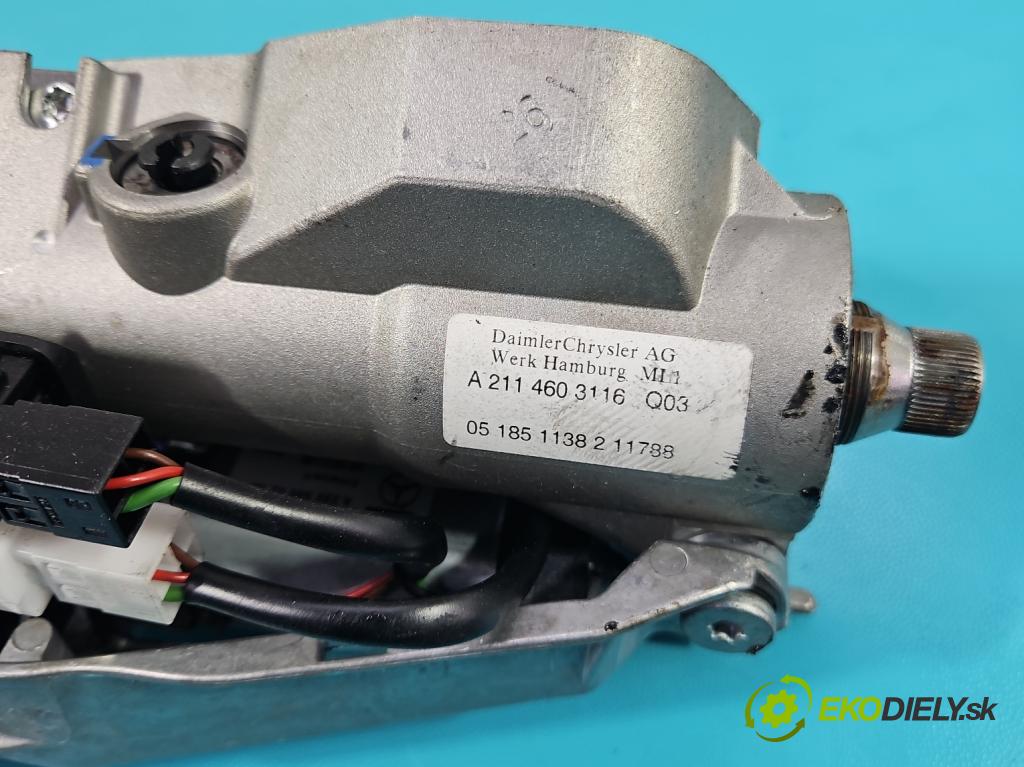 Mercedes CLS I C219 2004-2010 3.5 V6 (272964) 272 HP automatic 200 kW 3498 cm3 4- Stĺpik volant A2114603116 (Tyč riadenia (volantu))