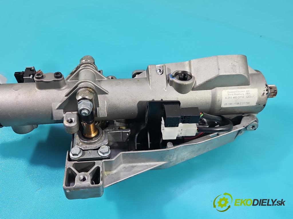 Mercedes CLS I C219 2004-2010 3.5 V6 (272964) 272 HP automatic 200 kW 3498 cm3 4- Stĺpik volant A2114603116 (Tyč riadenia (volantu))