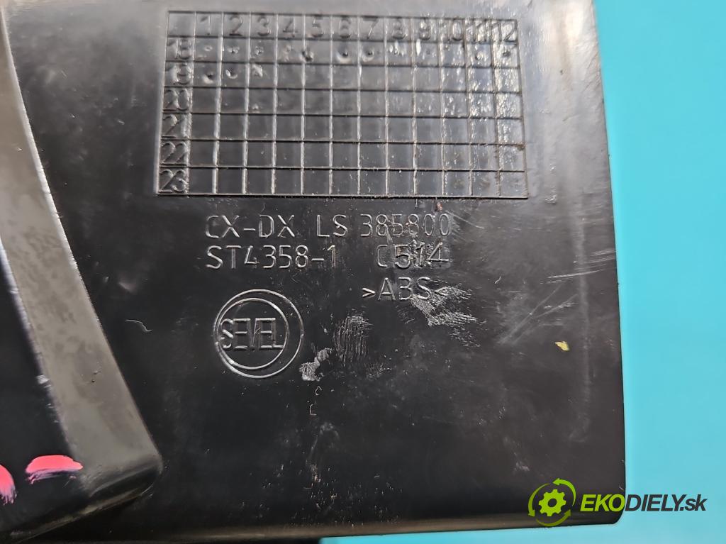 Fiat Ducato IV 2014- 2.3 jtd 177 hp manual 130 kW 2287 cm3 5- Mřížka: topení medián: 385800 (Mřížka topení)