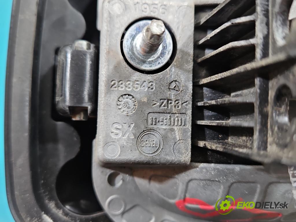 Fiat Ducato IV 2014- 2.3 jtd 177 HP manual 130 kW 2287 cm3 5- rukoväť predné ľavé mimo: 233543 (Kľučka dverí vonkajšia predná ľavá)