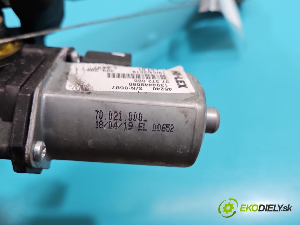 Fiat Ducato IV 2014- 2.3 jtd 177 HP manual 130 kW 2287 cm3 5- mechanizmus okna predné ľavý 1394449080