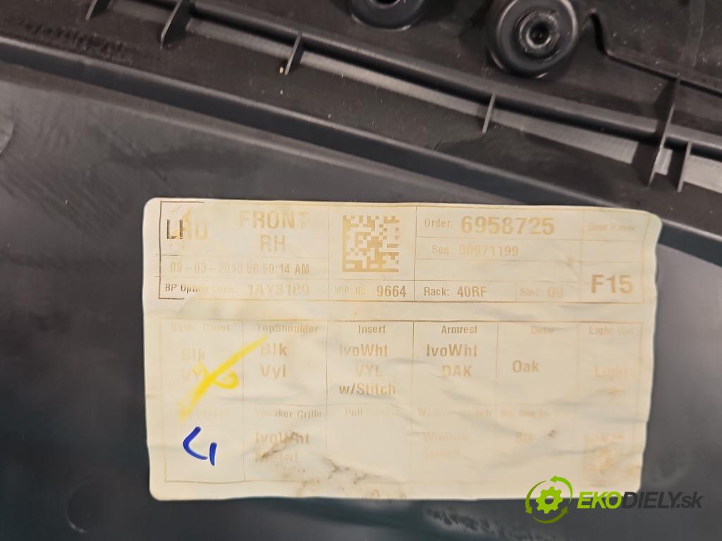Bmw X5 F15 2013-2018 3.0 T N55 306KM automatic 225 kW 2979 cm3 5- Tapacír: dveře přední pravé 7292116