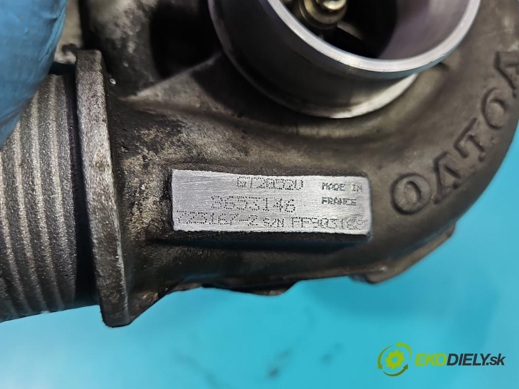 Volvo XC90 I 2002-2014 2.4 D5 (D5244T) 163 hp manual 120 kW 2401 cm3 5- Turbodmychadlo 723167-2 (Turbodúchadla (kompletní))