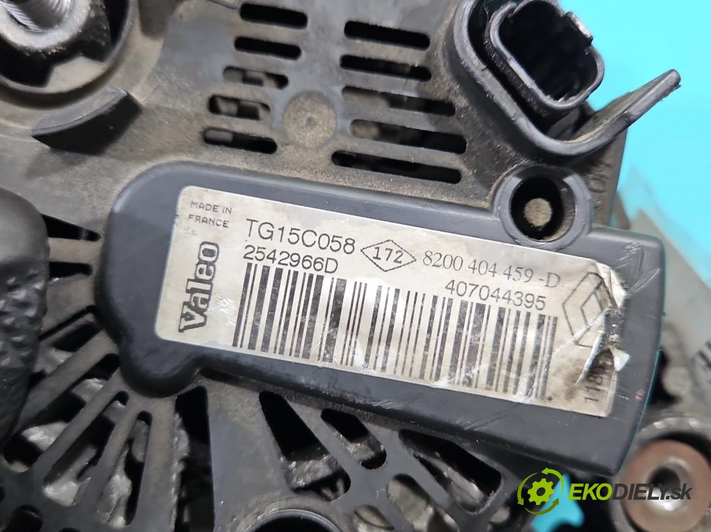 Renault Laguna II 2001-2007 2.0 dci 173KM manual 127 kW 1995 cm3 5- Alternator TG15C058 (Alternátory)