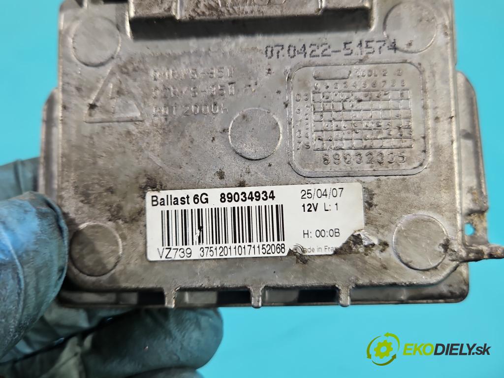 Renault Laguna II 2001-2007 2.0 dci 173KM manual 127 kW 1995 cm3 5- střídač: xenon 89034934 (Riadiaca jednotka xenónu)