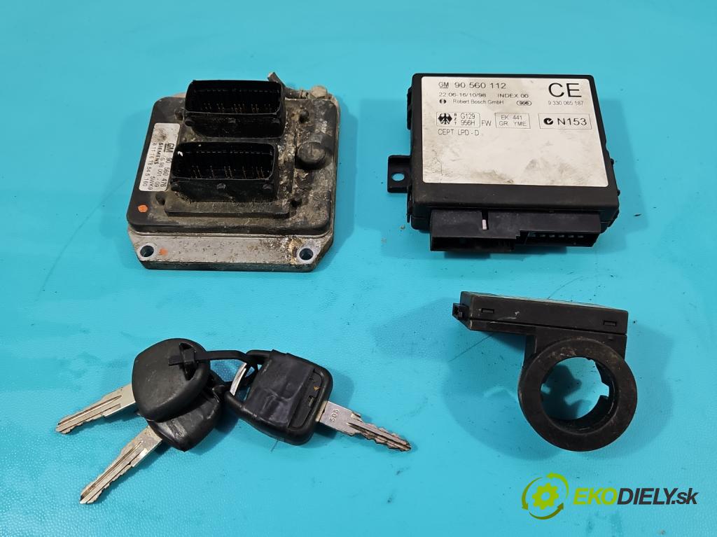 Opel Astra II 1998-2009 1.8 16V 116 HP manual 85 kW 1796 cm3 3- riadiaca jednotka motora 90560476
