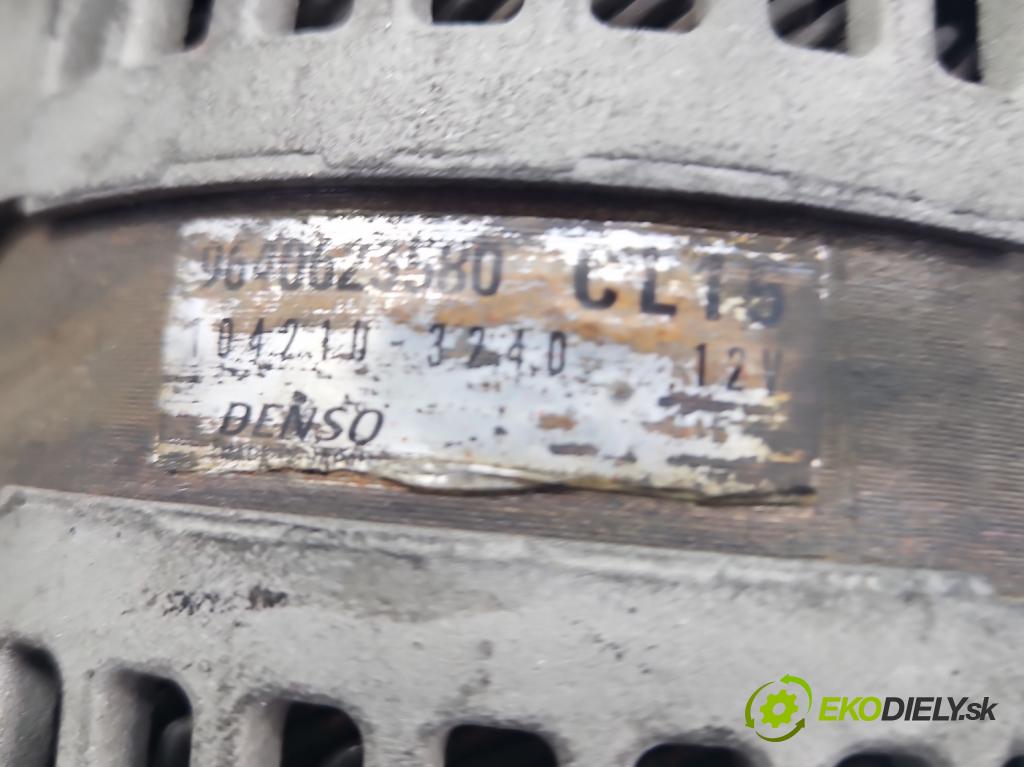 Citroen C3 I 2002-2009 1.4 hdi 90 HP manual 66 kW 1398 cm3 5- Alternator 9640623580 (Alternátor)