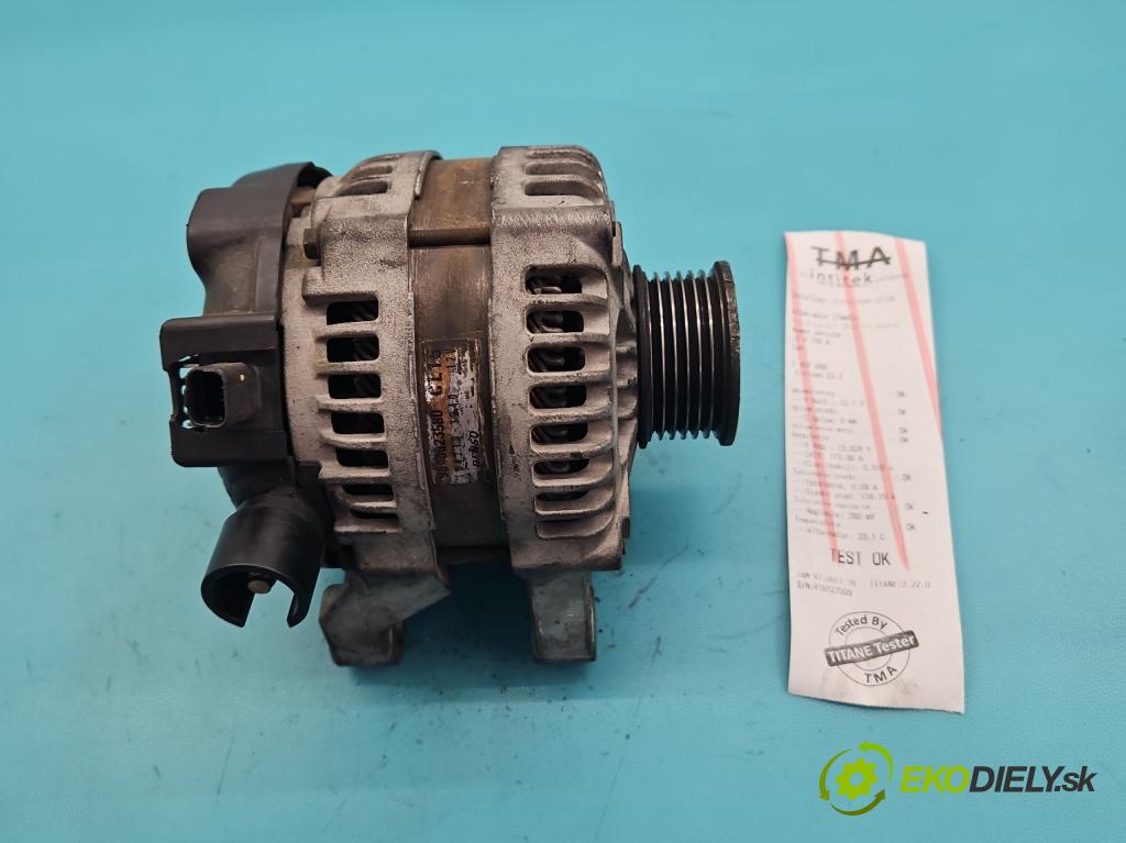 Citroen C3 I 2002-2009 1.4 hdi 90 HP manual 66 kW 1398 cm3 5- Alternator 9640623580 (Alternátor)